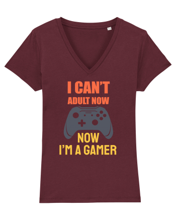 Now I'm A Gamer Burgundy