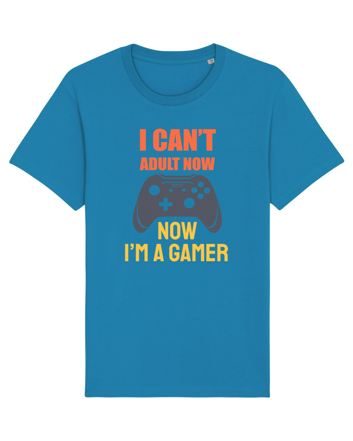 Tricou mânecă scurtă Unisex Rocker Azur