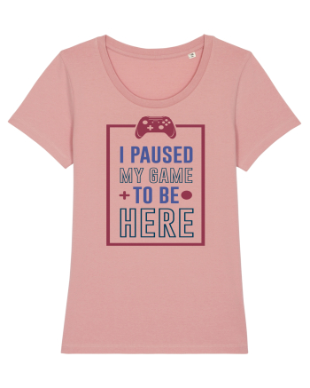 I Paused My Game To Be Here Canyon Pink