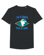 I'm A Gamer, Stay At Home Tricou mânecă scurtă guler larg Bărbat Skater