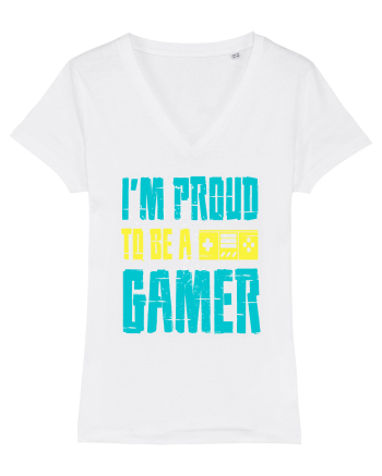 I'm Proud To Be A Gamer White