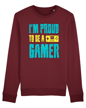 I'm Proud To Be A Gamer Burgundy
