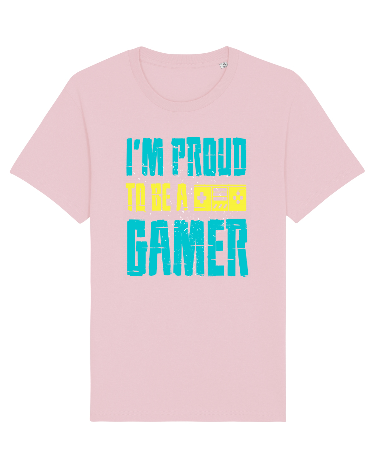 Tricou mânecă scurtă Unisex Rocker Cotton Pink