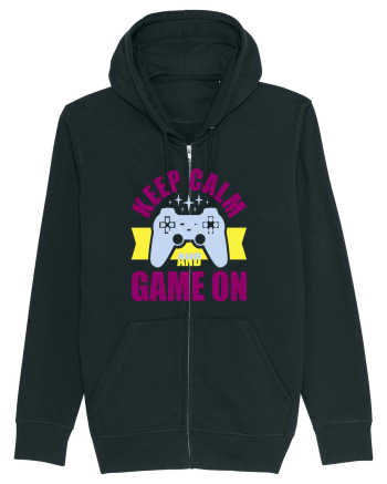 Keep Calm And Game On Black