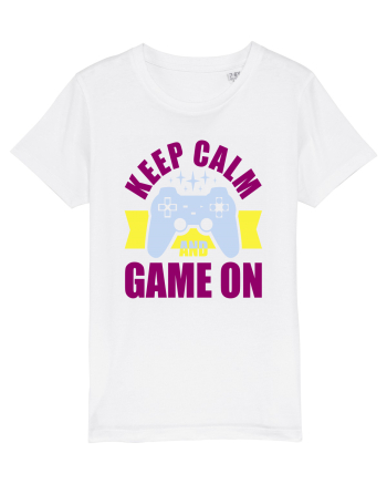 Keep Calm And Game On White