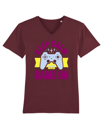 Keep Calm And Game On Burgundy