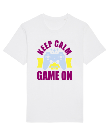 Keep Calm And Game On White
