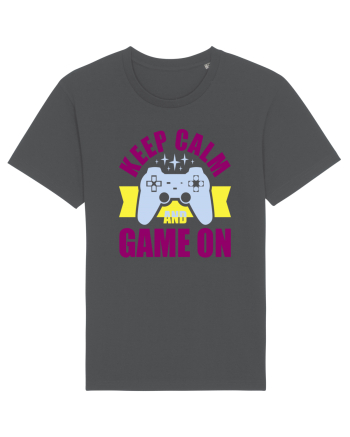 Keep Calm And Game On Anthracite