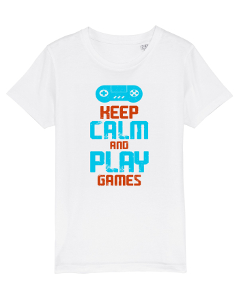 Keep Calm And Play Games White