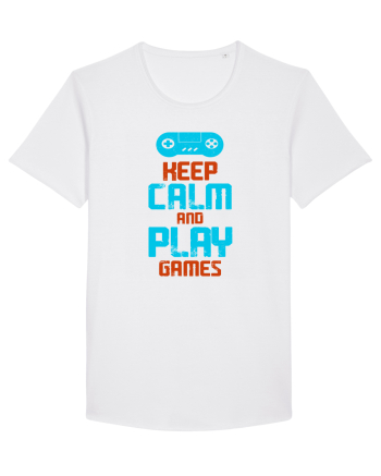 Keep Calm And Play Games White
