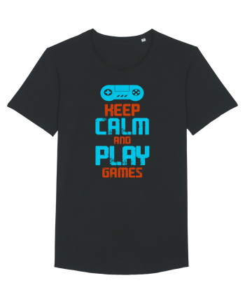 Keep Calm And Play Games Black