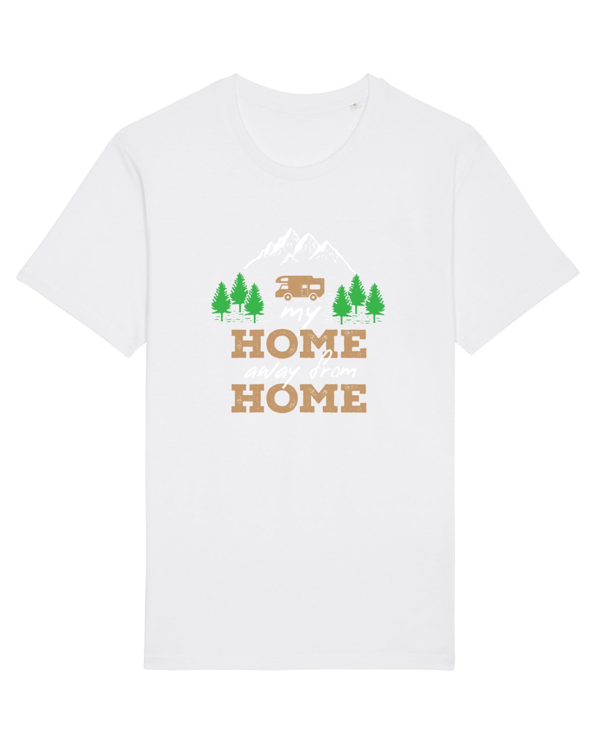 Tricou mânecă scurtă Unisex Rocker White