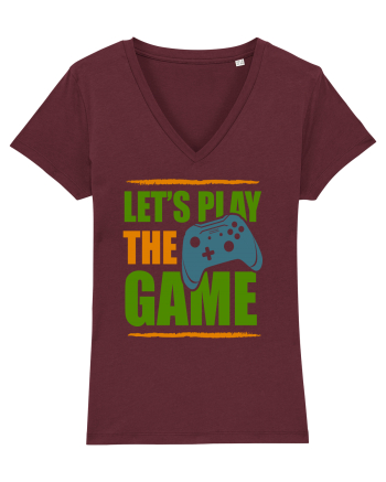 Let's Play The Game Burgundy