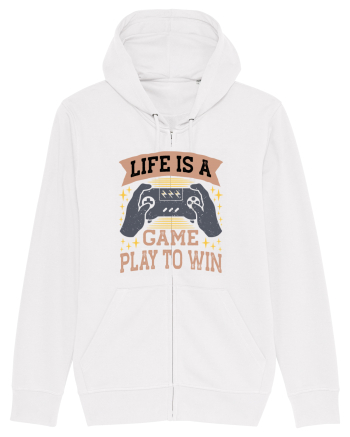 Life Is A Game Play To Win White