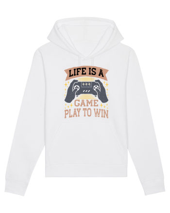 Life Is A Game Play To Win White