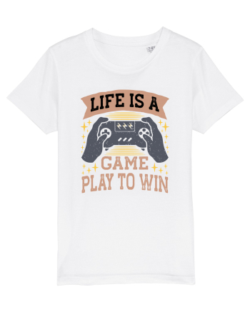 Life Is A Game Play To Win White
