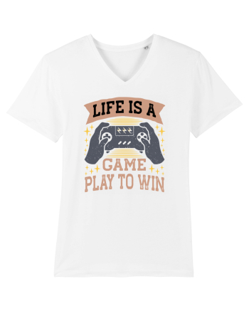 Life Is A Game Play To Win White