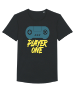 Player One Tricou mânecă scurtă guler larg Bărbat Skater