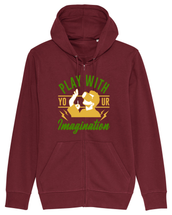 Play With Your Imagination Burgundy