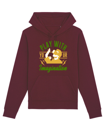Play With Your Imagination Burgundy
