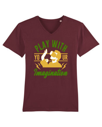 Play With Your Imagination Burgundy