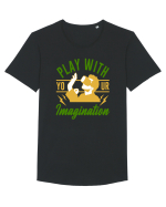 Play With Your Imagination Tricou mânecă scurtă guler larg Bărbat Skater