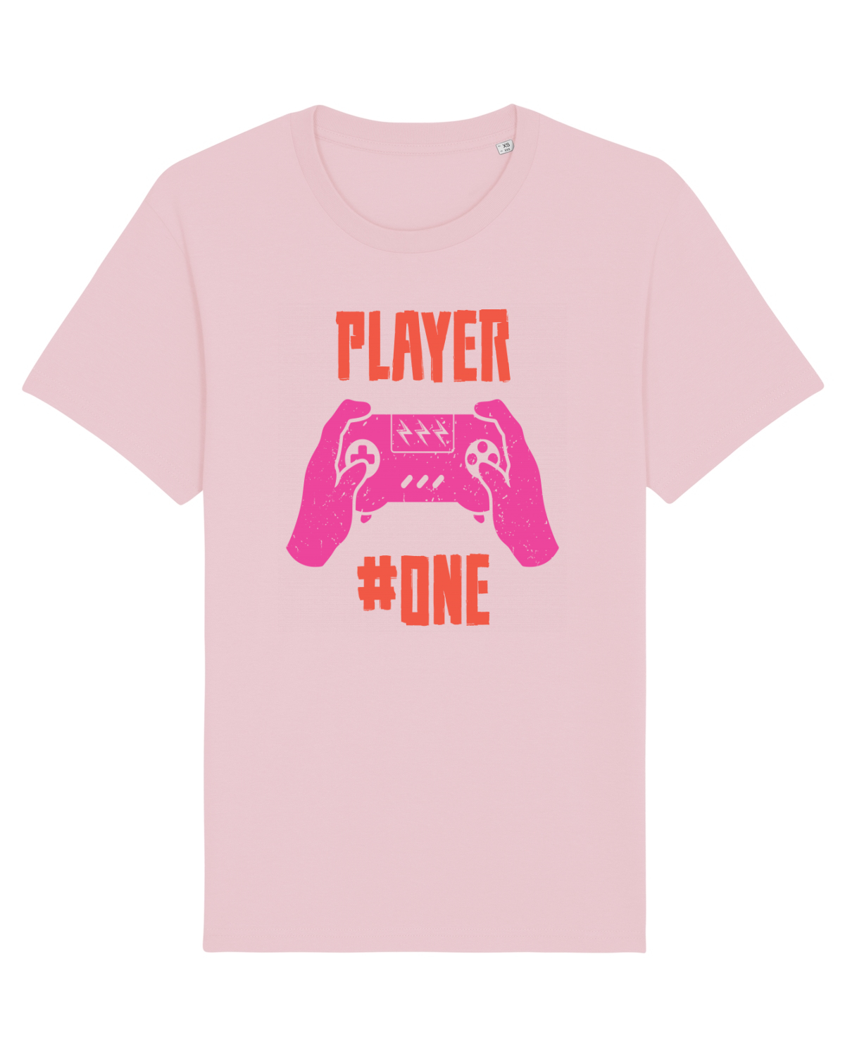 Tricou mânecă scurtă Unisex Rocker Cotton Pink