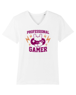 Professional Gamer Tricou mânecă scurtă guler V Bărbat Presenter