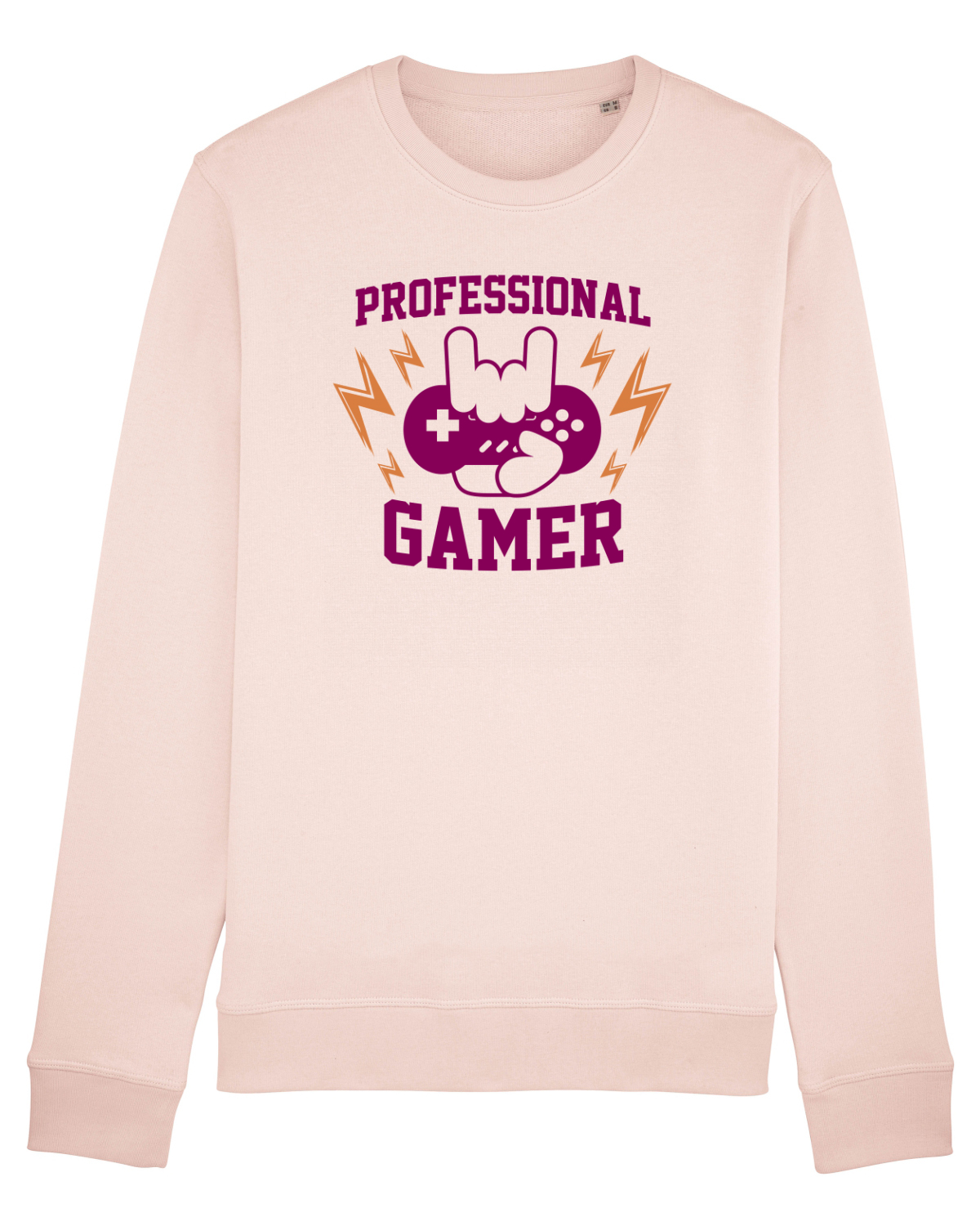 Bluză mânecă lungă Unisex Rise Candy Pink