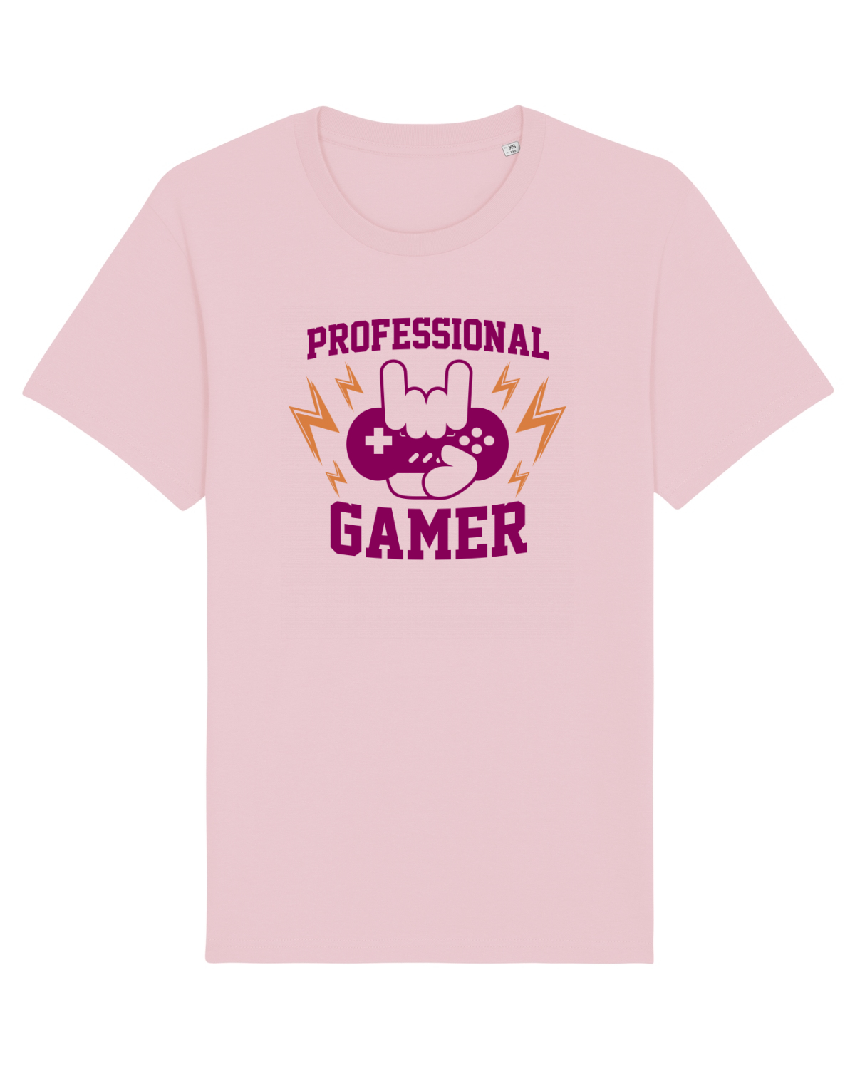 Tricou mânecă scurtă Unisex Rocker Cotton Pink