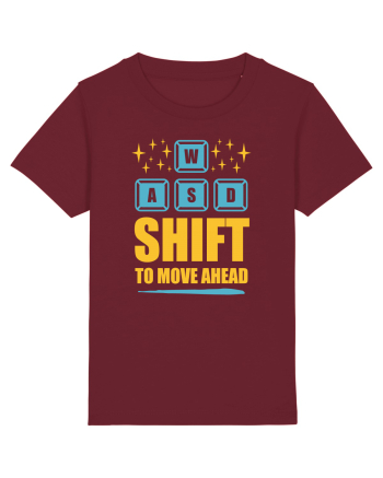 Shift To Move Ahead Burgundy