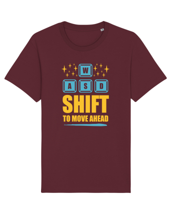 Shift To Move Ahead Burgundy