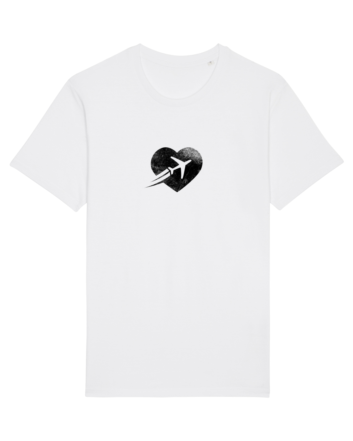 Tricou mânecă scurtă Unisex Rocker White