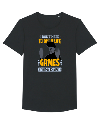 Games Have Lots Of Lives Black