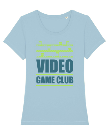 Video Game Club Sky Blue