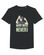 War, War, Never Changes Tricou mânecă scurtă guler larg Bărbat Skater