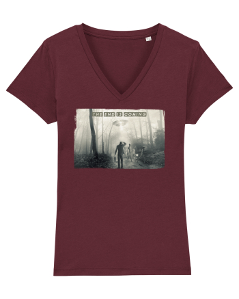 alien abduction Burgundy