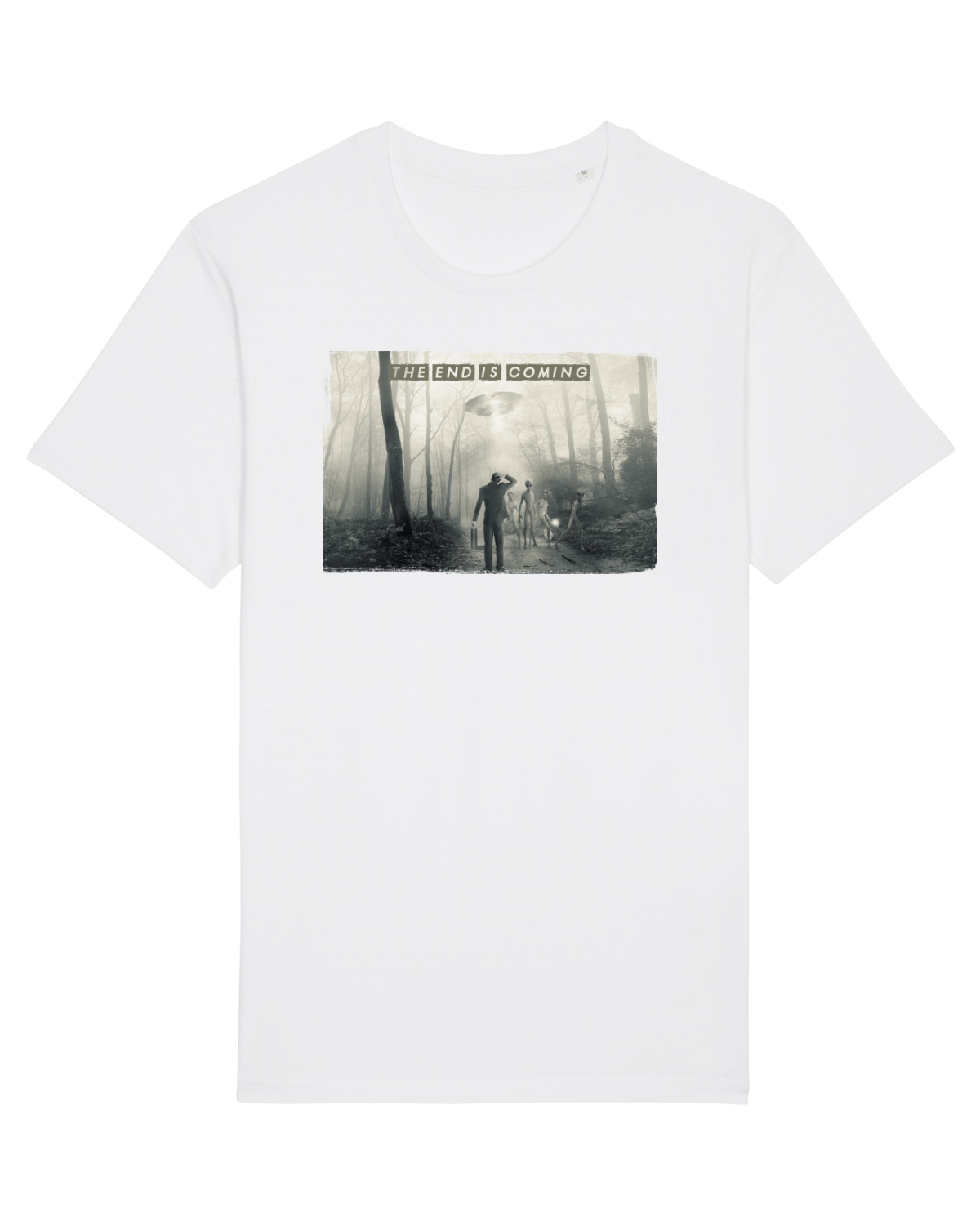 Tricou mânecă scurtă Unisex Rocker White