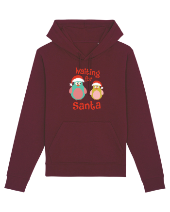 Waiting for Santa Burgundy