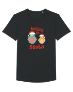 Waiting for Santa Tricou mânecă scurtă guler larg Bărbat Skater