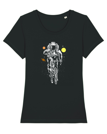 Astronaut Bicycle Galaxy Ride Black