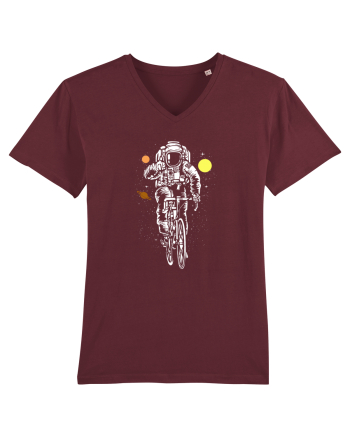 Astronaut Bicycle Galaxy Ride Burgundy