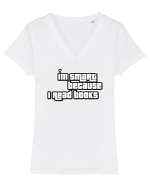 gta smart  Tricou mânecă scurtă guler V Damă Evoker