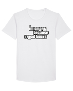gta smart  Tricou mânecă scurtă guler larg Bărbat Skater