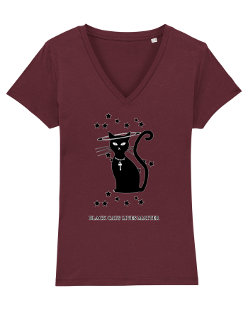 pisica neagra Burgundy