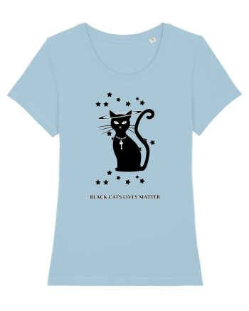 pisica neagra Sky Blue