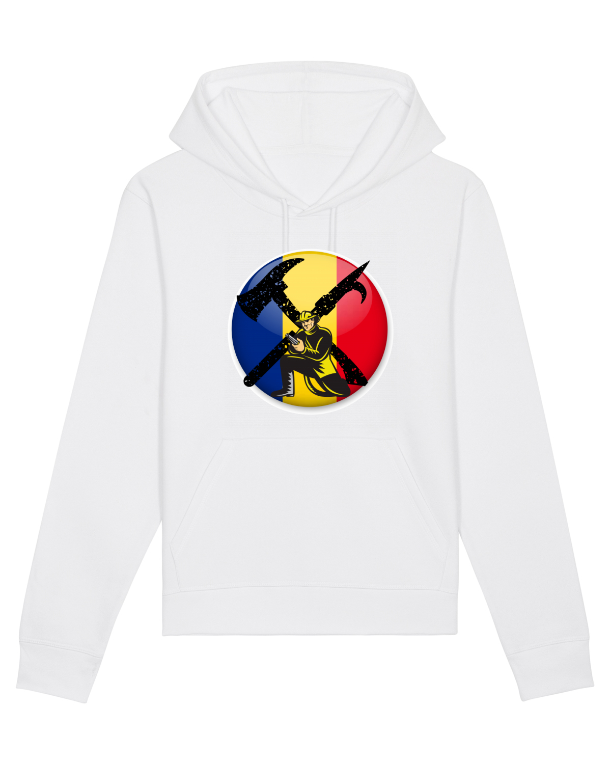 Hanorac Unisex Drummer White