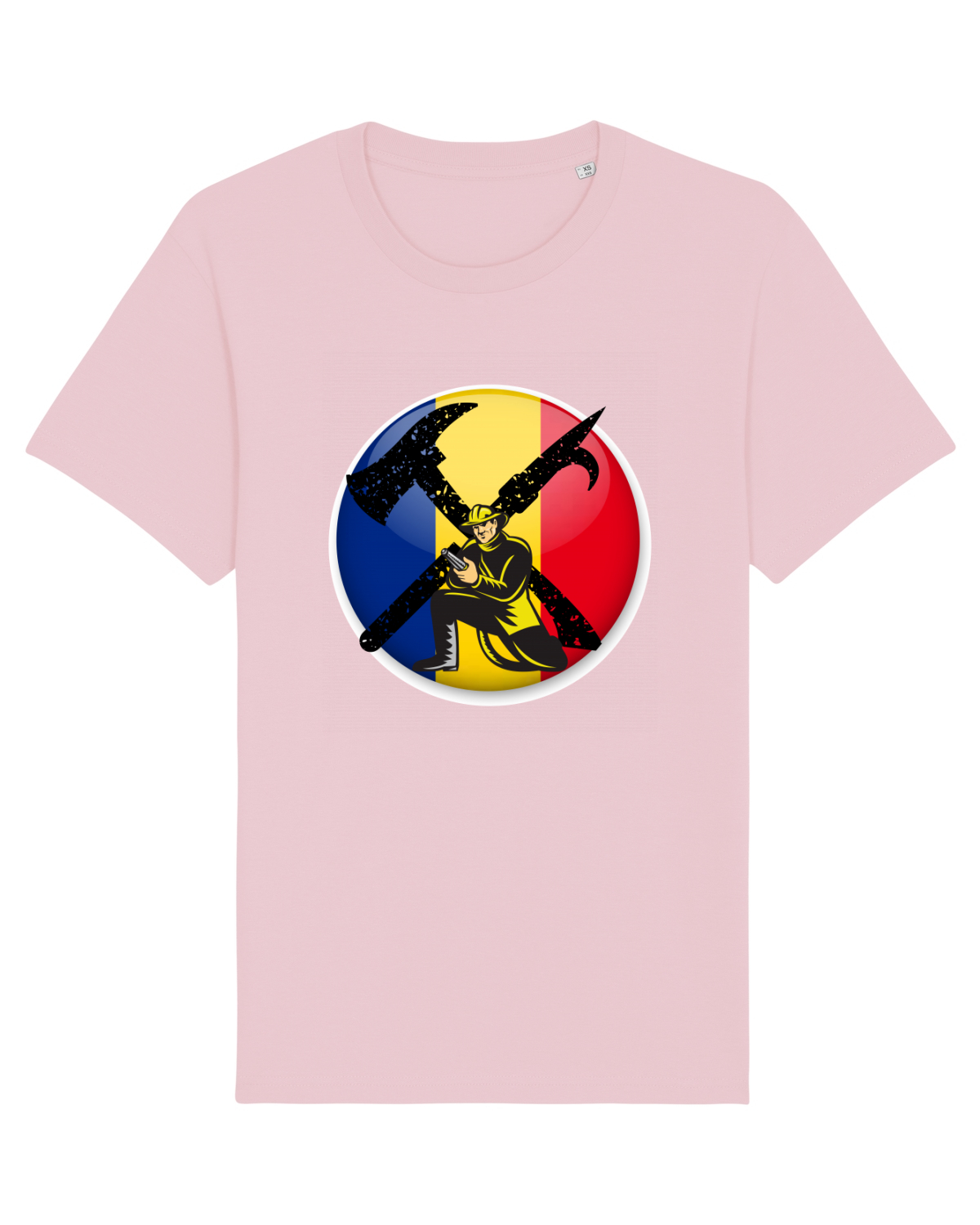 Tricou mânecă scurtă Unisex Rocker Cotton Pink