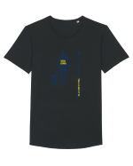 Doar plimb cainele Tricou mânecă scurtă guler larg Bărbat Skater