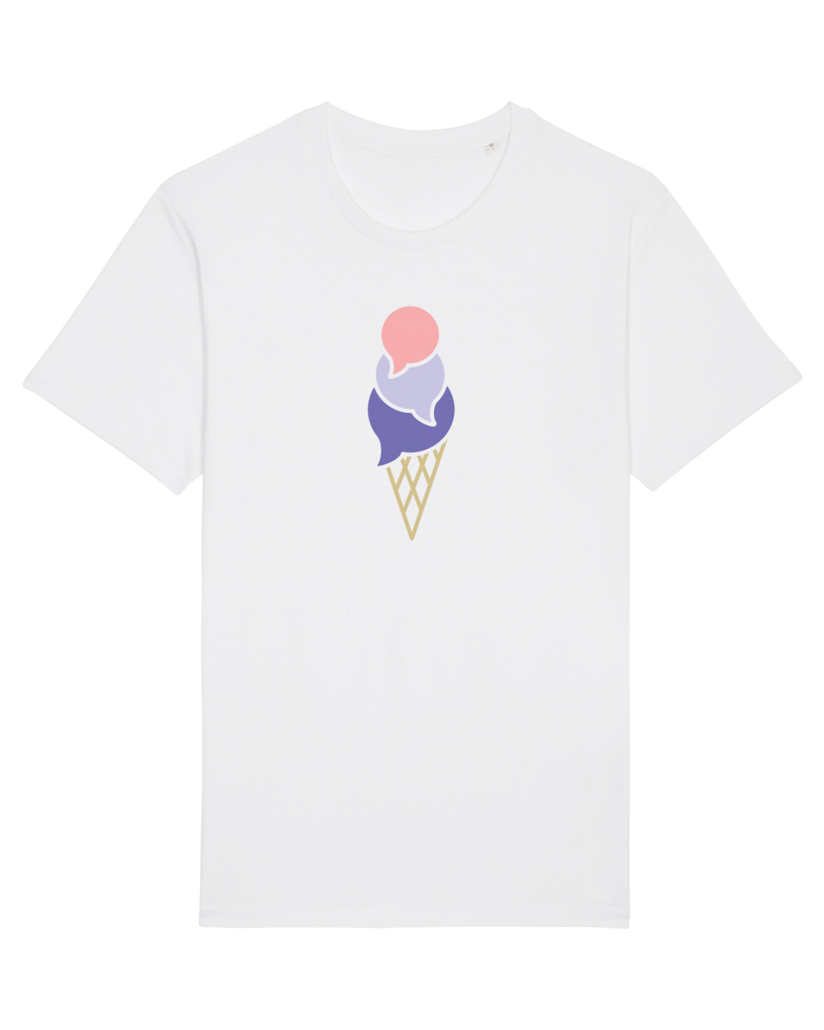 Tricou mânecă scurtă Unisex Rocker White